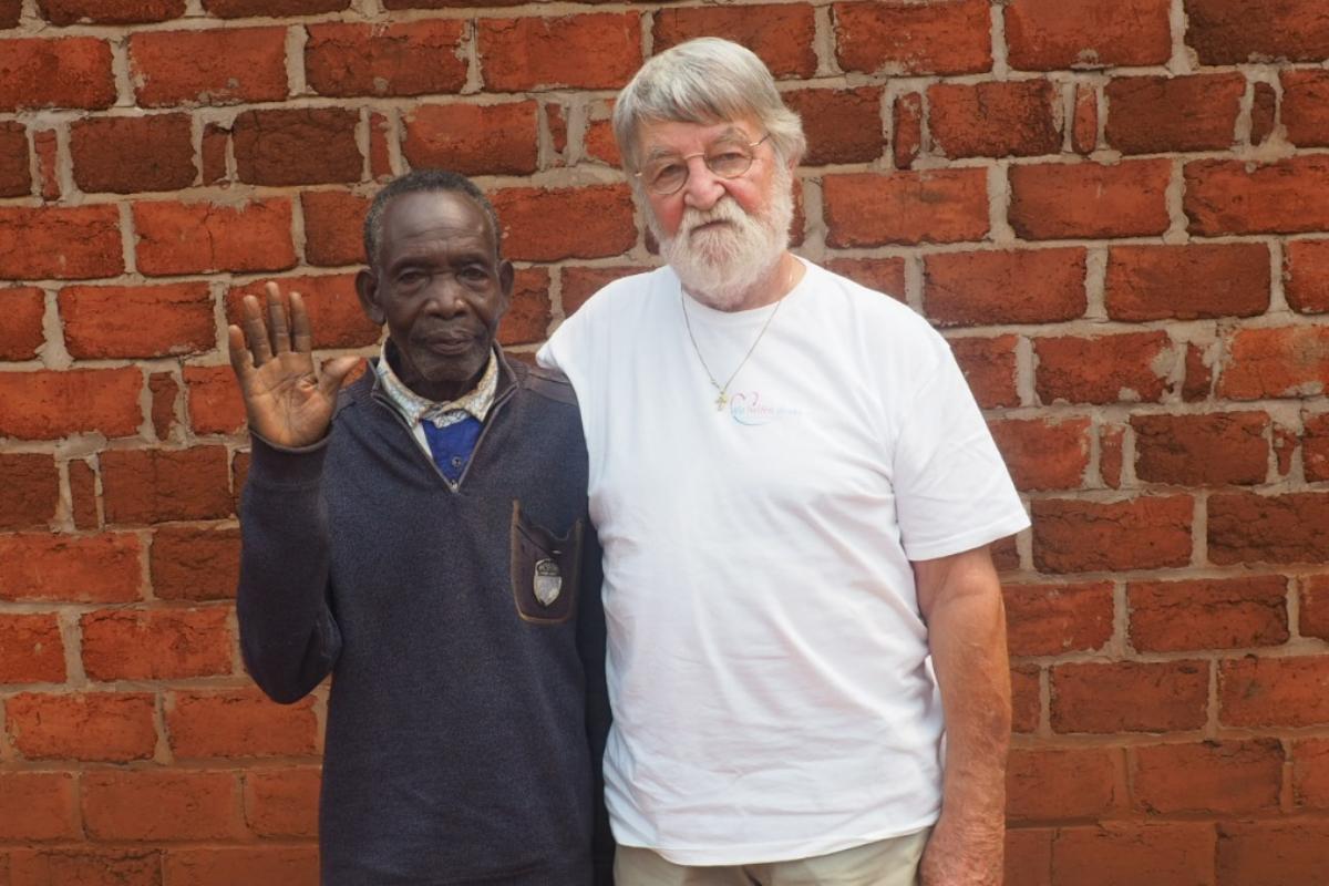 Célestin (Kongo) und Hans Jagsch