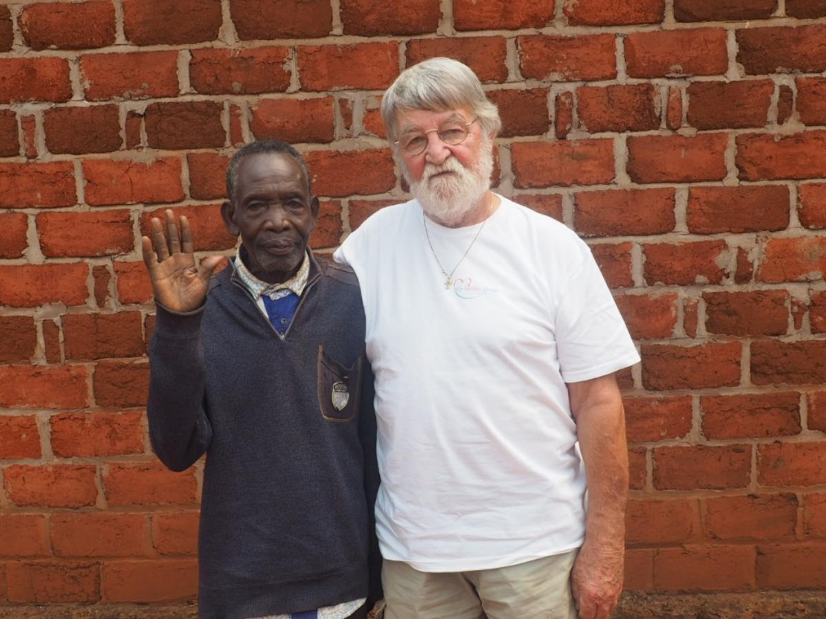 Célestin (Kongo) und Hans Jagsch