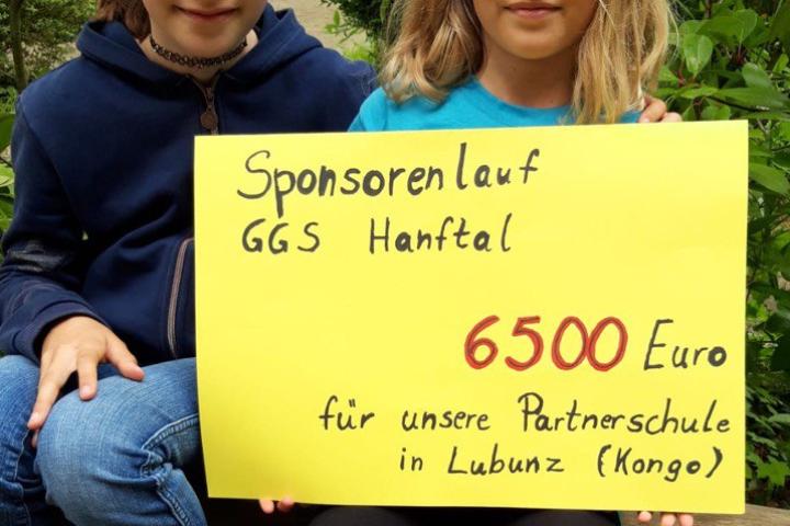 Sponsorenlauf der Grundschule Hanftal