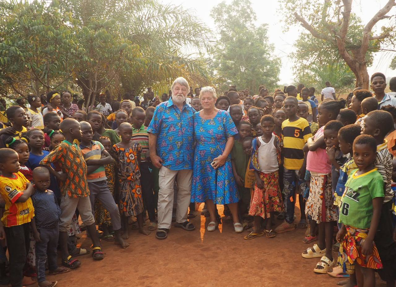 Hans Jagsch und Hildegard Wahlen (Besuch im Kongo 2024)